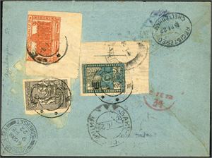 Norske og utenlandske brev i skoeske. Litt av hvert. Gammelt og nytt.