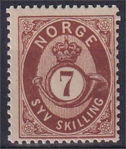 NK 21 II ** grav.type 9 ark. Pos. 29.  Uttalelse Enger (Verdi 1900.-)