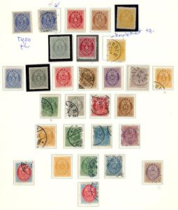 Iceland. A collection to 1930 on albumpages. Some mixed quality.