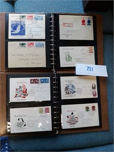 FDC 2 Safe permer med bedre og mellomgode inkl Legion, Universitet, Landshjelp +. Vignetter ikke sjekket. Maud kun på klipp. (Oppgitt HK ca 8800)