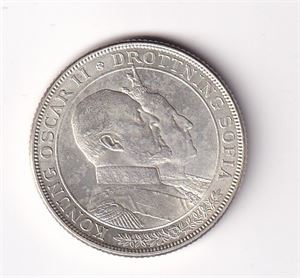 Sverige 2 kroner jubileum - 1907