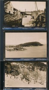 CHRISTIANSSAND 5 "photographicum" (A & M Henriksen). Format 9x14, ingen skrivefelt bak. Selges as-is