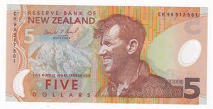 New Zealand 5 $ - 1999