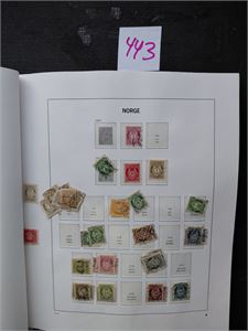 Samling i et Davo album med ark til 1995. Masse løse merker stemplet, verdien ligger i 1950-60-tallet som er mest xx + en del av de siste tjenestemerkene