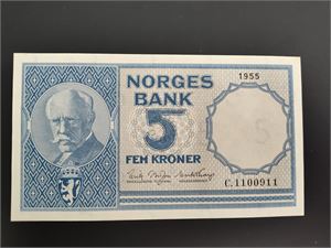 5 kroner 1955 C