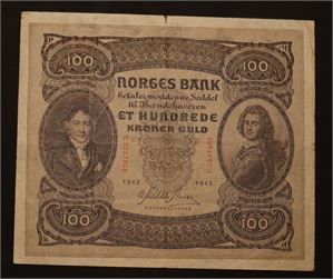 100 kroner 1942 C. Kv.1/1-