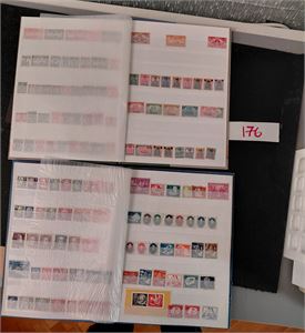 TYSKLAND Diverse i 2 16 siders bøker. Mye DDR inkl miniark. 1950 DEBRIA og Marx-blokkene er hengslet