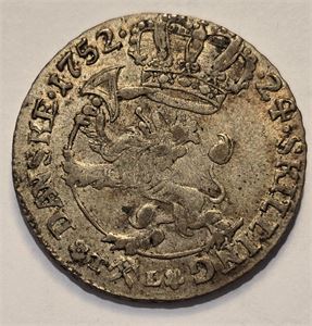 24 skilling 1752. KM 236. 1/1+