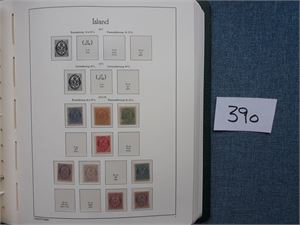 ISLAND Ubrukt samling til 2002 i LT album med lommer. Fyldig fra 1944. Alltinget tjenestemerker på bilde 4 er uten lim