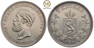 2 kroner 1902 Oscar II. Kv.0/01