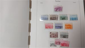TURKIET samling **/o 1960-1980 i Leuchtturmalbum med fickor samt i en insticksbok