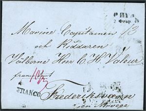 Stamps and letters, mostly ordinary, but a few old letters are observed.