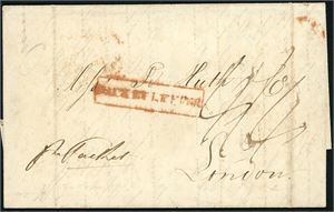 DWI. Three unfranked letters from St Thomas to London. One in 1837 and two 1843.