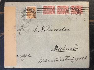 Finland - sensurbrev fra 1916