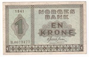 1 krone 1941 B
