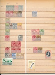 TURKS/TURKS & CAICOS ISLANDS x/xx/o diverse eldre merker + få nyere