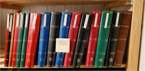 SVERIGE Dublettene til forrige samling i 16 bøker. Periodevis mye merker, innslag av postfriske