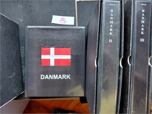 DANMARK/DVI/SLESVIG Vesentlig brukt samling i 3 Ege Bjerregaard bind til 2013. Rimelig tett, men oppsatt på en måte som virker at samlingen er mer glissen i starten.