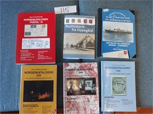 KATALOGER NK Postal III + 5 andre. Ingen noteringer, vekt 3,4 kilo