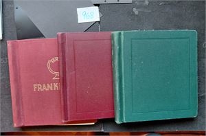 FRANKRIKE o/x glissen samling til 1970-tallet i 3 klempermer. Lite gammelt, fyldig fra 60-tallet og nyere