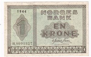 1 krone 1944 H