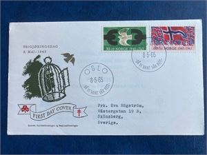 NK 562-63 Frigjøring FDC