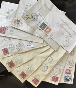 KPH-STEMPLER 10 brev, ser ut til å være stemplet tidlig 70-tallet