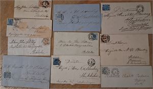 SVERIGE parti brev vapen, lejon, ringtyp (16)