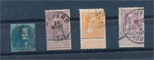 BELGIA o Mi 2, 59, 76a,77, og 99, 5 bedre verdier (€ 180)