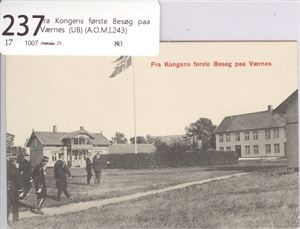 Fra Kongens første Besøg paa Værnes  (UB) (A.O.M.I.243)