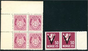 Noen norske merker i bl.a. noen eldre utvalgshefter.