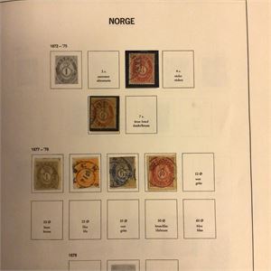 Norge Davoalbum Norge starter med 5 skillingsmerker.   Greit besatt st/'/**