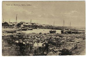 PARTI AV BORHAUG HAVN, LISTER (M. E. Dahl) Ubrukt og meget pent