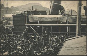 Fra Roald Amundsen´s Besøg i Aalesund 4.April 1907. K-2