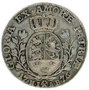 1/2 Speciedaler 1776. 1+