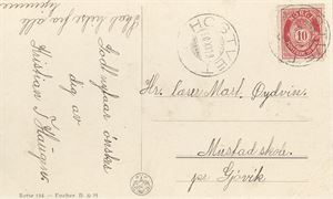 SL HOSTVET 30-XII-19 (BU, 7pkt) på 10ø postkort