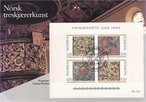 Frimerkets dag 1993. Stpl. Norheimsund 24/9-1993