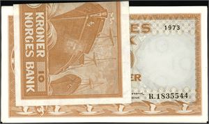 5 kroner 1956, serie C.5627542. 0/01