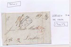 Brev fra Bergen 17. apr. 1841 til London