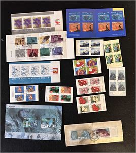 REALISASJON Diverse tidligere usolgt inkl 479-80 og 483-84 i 4-blokker + nyere heftemerker og miniark