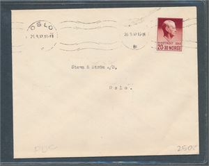 Nk 306 Rikstinget på bruksbrev stemplet "OSLO 26.9.42 16-19"