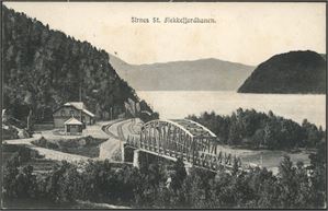 Sirnes St. Flekkefjordbanen. Brukt i 1908. Noen mindre skjolder. K-2