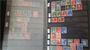 NORGE insticksbok med postfriska märken, äldre till 2000-tal