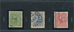 Nk 89-91 o. Serie Haakon 1907 (Hk 1900)