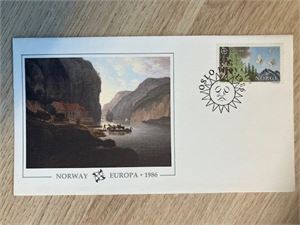 FDC Europa -86 (Kr. 3,50)