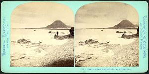 Two old Photos from the "Nordpol Expedition von Graf Wilczek", approx. 1868/70. (From  the Austro-Hungarian North Pole expedition 182-1874).