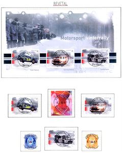 Vestfold. Drøyt 2000 merker fra perioden 1990 til 2000 pent montert på ark. Alle er rettvendt fullstemplet fra mindre og større steder i Vestfold. Imponerende arbeid.