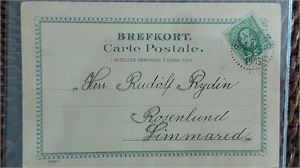 SPARSÖR 1905 stämpel på vykort