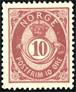 53 IIbY. 10 øre 20 mm. Attest FCM. (12.500,-).