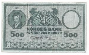 500 kroner 1975 A